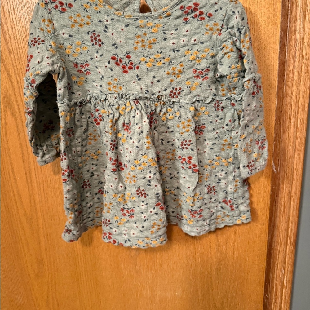 Boho toddler knit dress made with Organic cotton